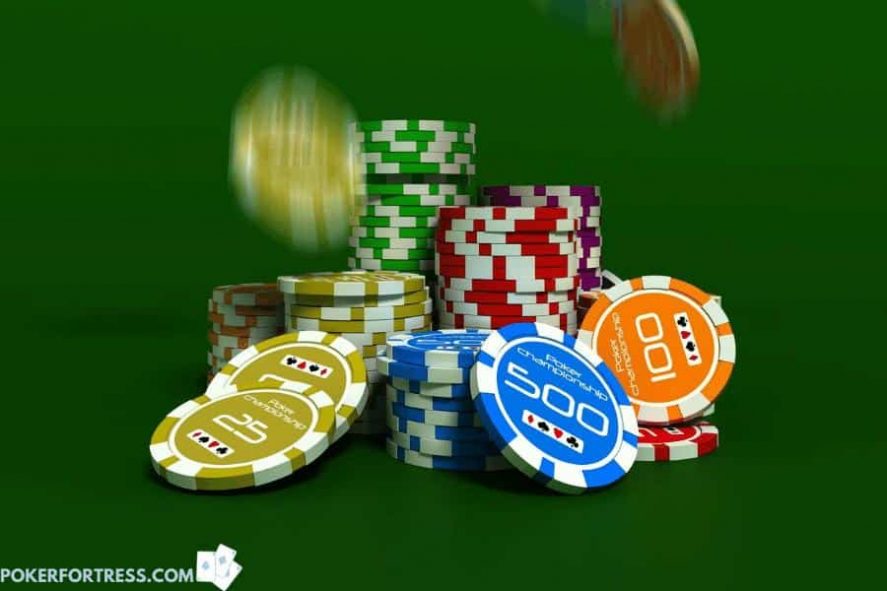 Chip poker lama dapat dijual di ebay.